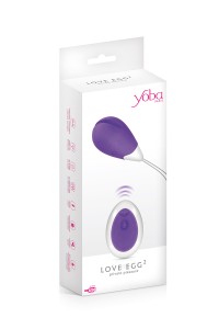 Oeuf vibrant Love Egg 2 violet - Yoba