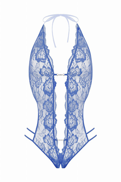 Body string ouvert Renee bleu - Christine
