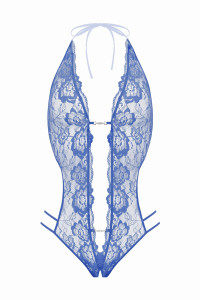Body string ouvert Renee bleu - Christine