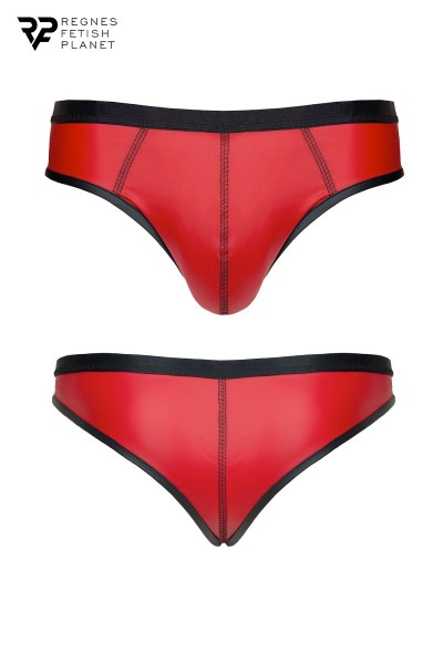 Slip rouge wetlook - Regnes