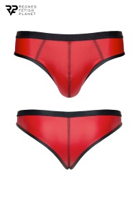 Slip rouge wetlook - Regnes