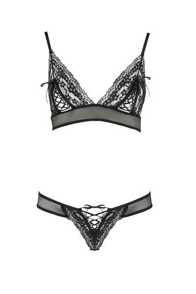Ensemble sexy Erza noir - Passion
