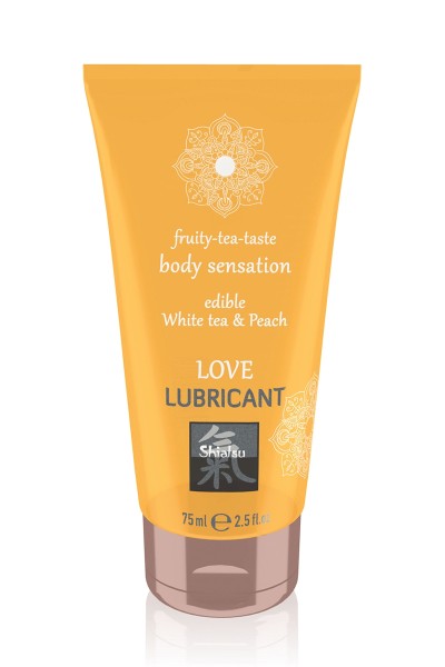Lubrifiant comestible Thé et Pèche - Shiatsu