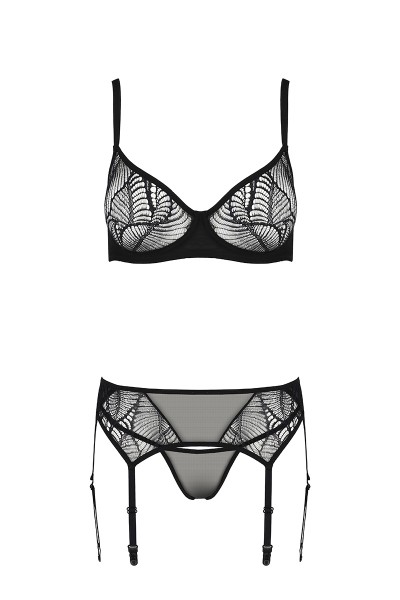 Ensemble à jarretelles Leafa - Passion ECO Collection