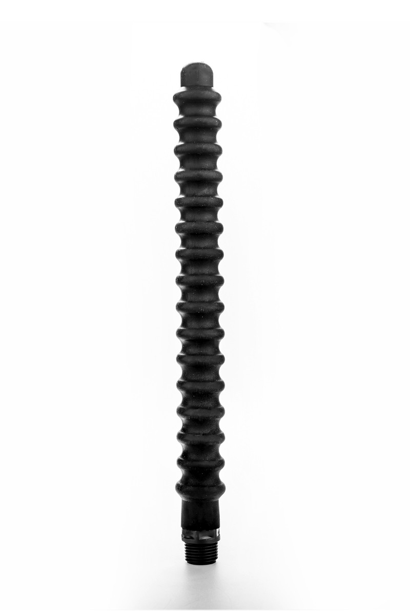 Douche anale silicone annelée 27 x 2 à 3 cm
