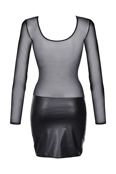 Robe noire V-9219 - Axami