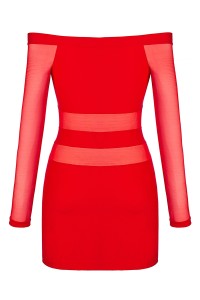 Robe rouge V-9299 - Axami