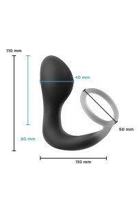 Plug prostatique avec cockring Renegade Slingshot